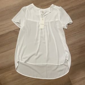 XS white Pleione blouse - new w/ tags